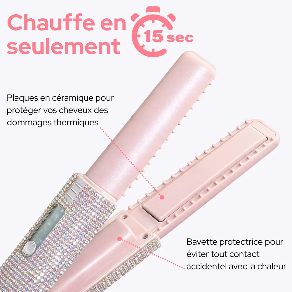 Argolde™ — Mini Lisseur sans fil Diamants